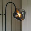 Ella Floor Lamp Black and Smoked Mirror