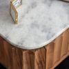 Flute Marble Bedside Drawer