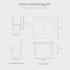 Freya 4 Seat Dining Set
