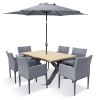 Ingrid Upholstered Dining Set - 6 Seat