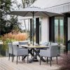 Ingrid Upholstered Dining Set - 6 Seat