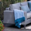 Ingrid Upholstered Corner Sofa Lounge Firepit Set 