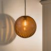 Jule Pendant Light Amber and Gold