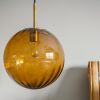 Jule Pendant Light Amber and Gold