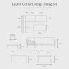 Lauren Corner Lounge Dining Set