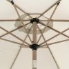 Lauren 6 Seat Dining Set with Parasol 