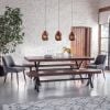 Logan Dining Table - Dark Stained - Large