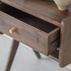 Marlow Bedside Table - Dark Stain