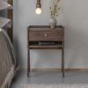 Marlow Bedside Table - Dark Stain