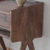 Marlow Bedside Table - Dark Stain