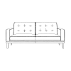 Atkin and Thyme Fitzroy 3 Seater Sofa 