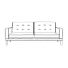 Atkin and Thyme Fitzroy 4 Seater Sofa Line