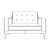 Atkin and Thyme Fitzroy Loveseat Line