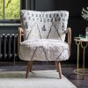 Calvin Armchair in Moroccan Printed Cotton