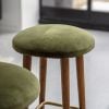 Robin Barstool in Deep Green Velvet