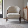 Scoop Armchair in Cotton Rug