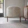 Scoop Armchair in Cotton Rug