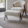 Scoop Armchair in Cotton Rug