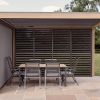 Atkin and Thyme Savannah Pergola 4M Fixed Slatted Side Wall 