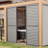 Atkin and Thyme Savannah Sliding Wall with Moveable Louvres 3M Lifestyle