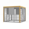 Atkin and Thyme Savannah Sliding Wall with Moveable Louvres 3M