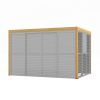 Atkin and Thyme Savannah Sliding Wall with Moveable Louvres 4M 