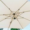Taupe 3m Deluxe Cantilever Parasol