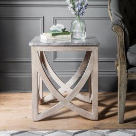 Grey corner sale table
