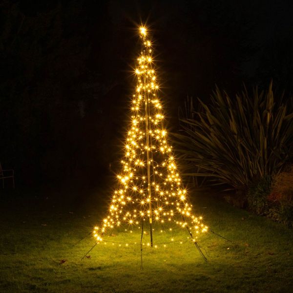 Outdoor Starry Christmas Tree - 4m Tall 