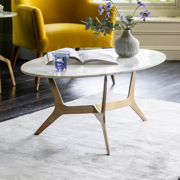 Cameo Marble Coffee Table