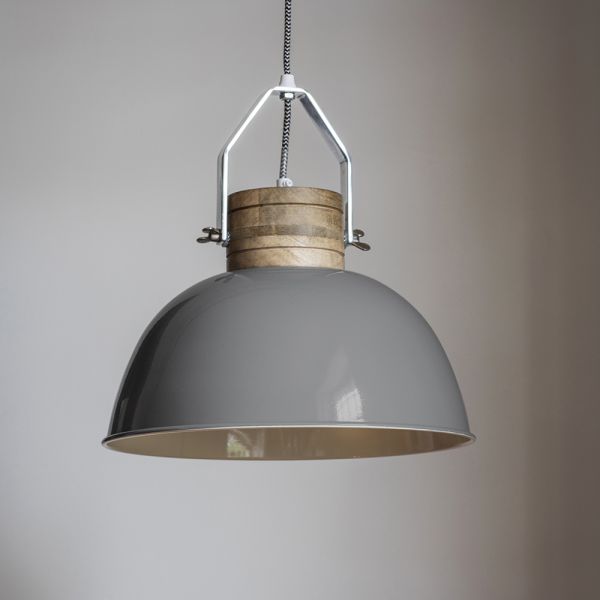Portland Ceiling Pendant in Grey