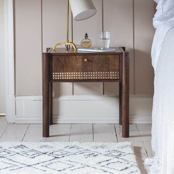 Folk Bedside Table