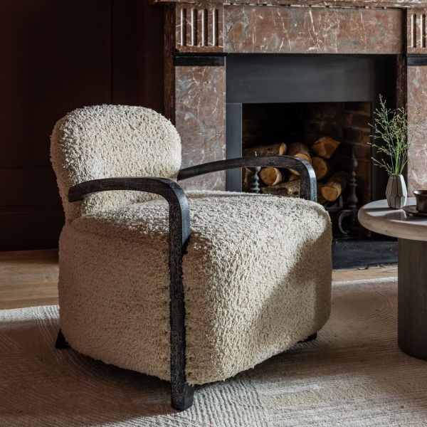 Atkin and Thyme Aviator Armchair in Cotton Rug