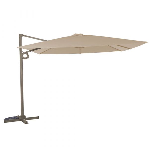 Atkin and Thyme deluxe cantilever parasol taupe 3m-srscp30