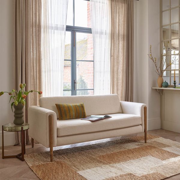 Lexington 3 Seat Sofa in Linen Mix