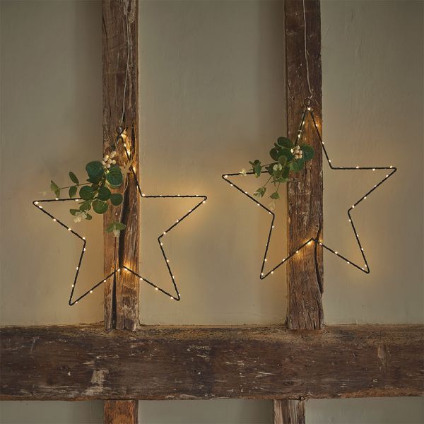 PAIR OF EUCALYPTUS STARS
