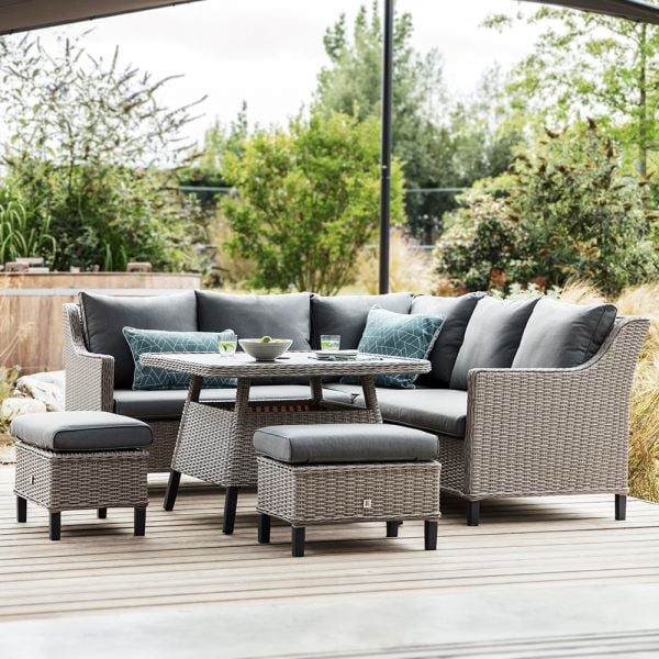 Freya Compact Corner Lounge Dining Set