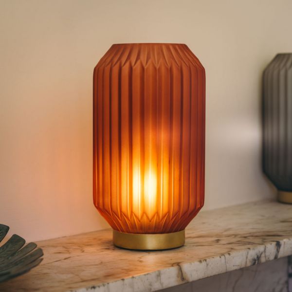 Gem Table Lamp Terracotta