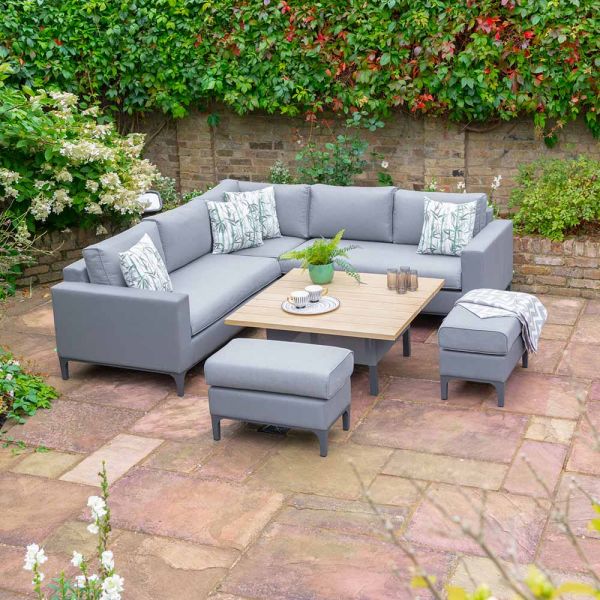 Ingrid Corner Sofa Lounge Dining with Adjustable Table