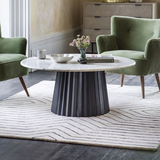 Westbourne Marble Coffee Table - Black