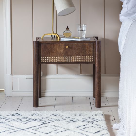 Folk Bedside Table