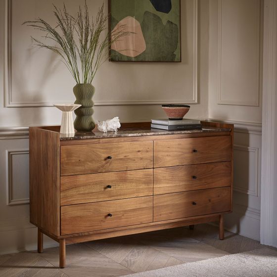 Atkin and Thyme Brera Large Chest Of Drawers 