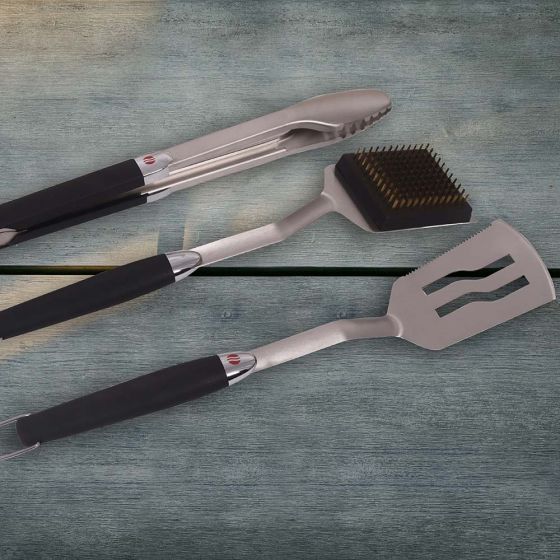 Atkin and Thyme Grillstream 3 Piece BBQ Tool Set 