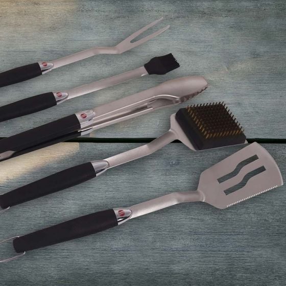Atkin and Thyme Grillstream 5 piece BBQ Tool Set 