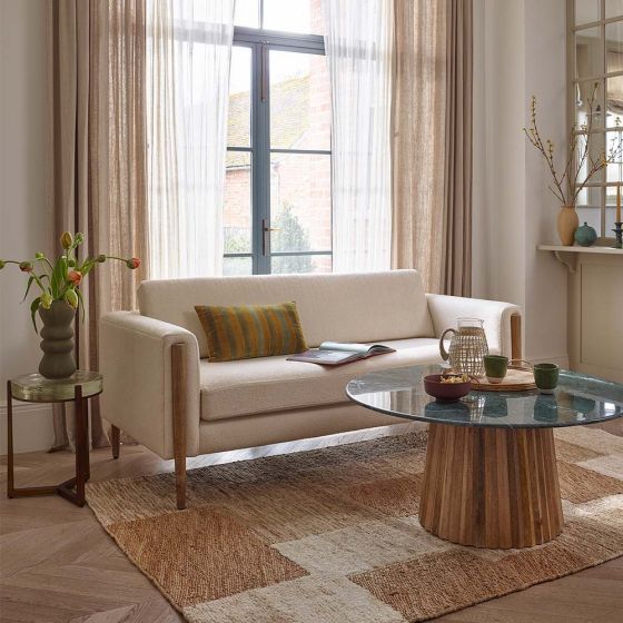 Westbourne Forest Green Marble Coffee Table