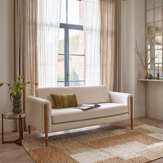Lexington 3 Seat Sofa in Linen Mix