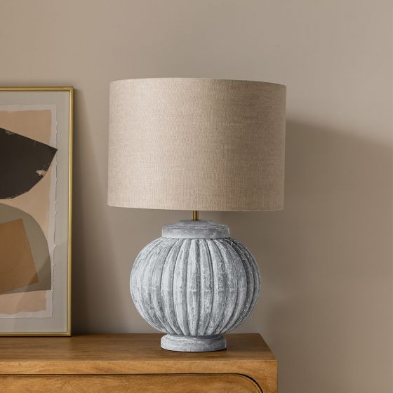 Atkin and Thyme Pumpkin Table Lamp Base