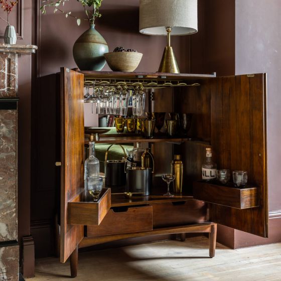 Atkin and Thyme Bar Cabinet