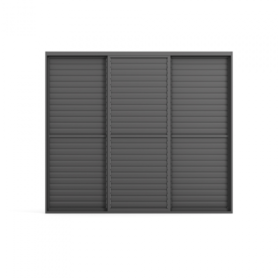Atkin and Thyme Savannah Sliding Wall with Moveable Louvres 3M 
