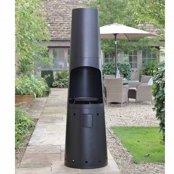 Primo Gas Chiminea with Cooking Griddle